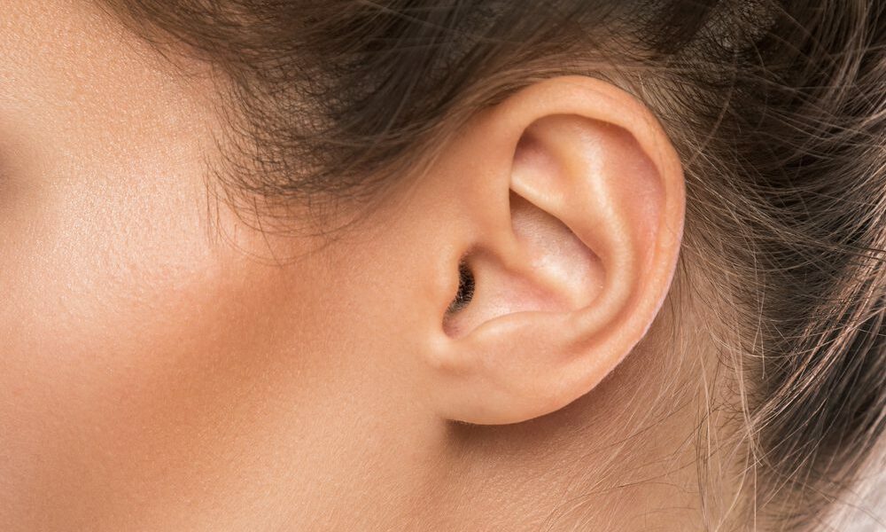 Close,Up,Of,Female,Ear
